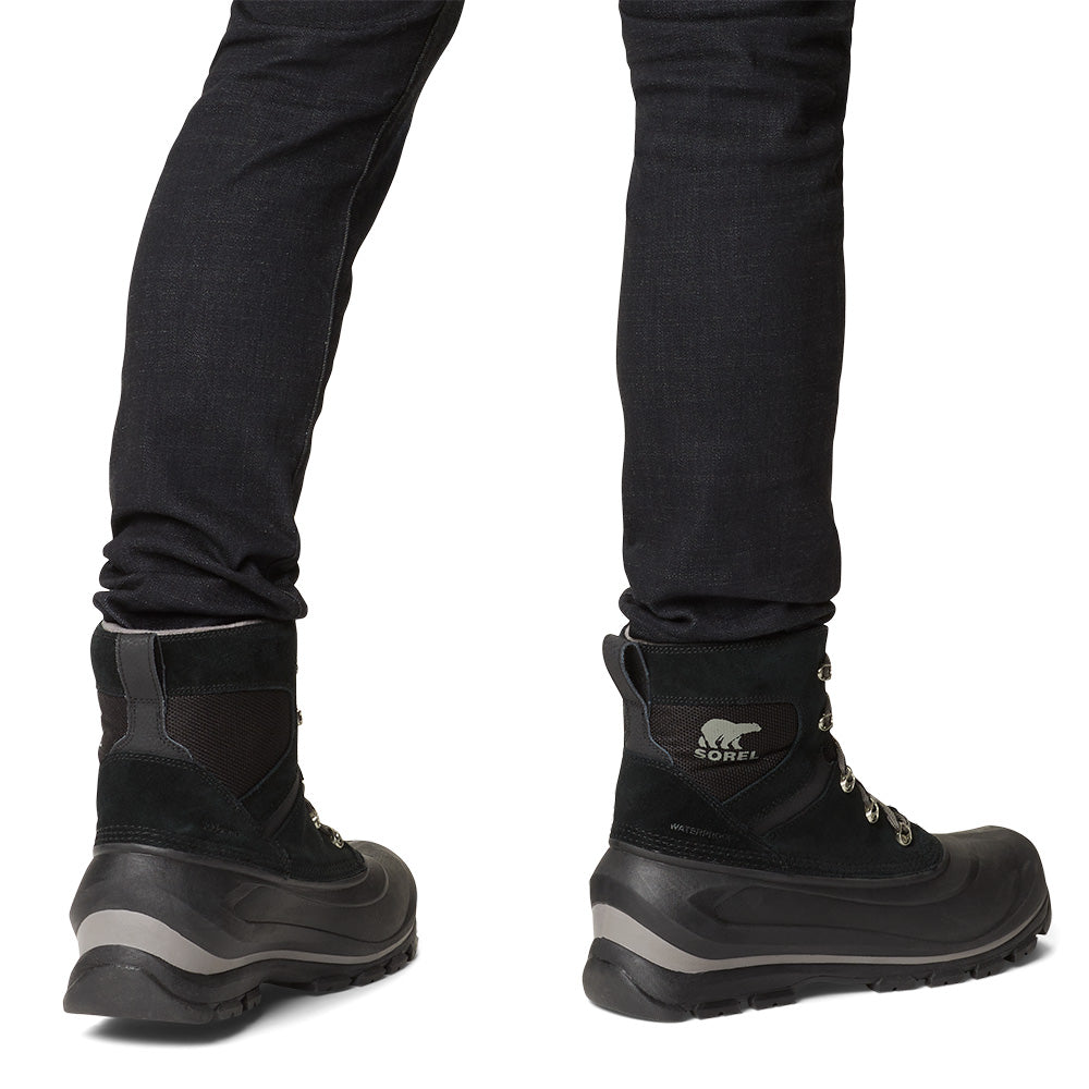 Sorel Men&#39;s Buxton Lace Boot in Black/Quarry