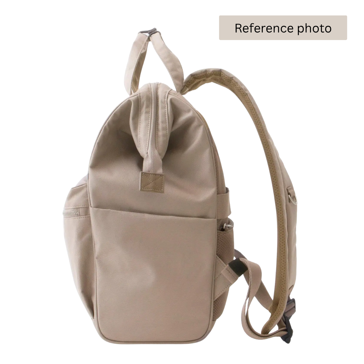 Anello Cross Bottle Backpack Large in Ivory Mustard