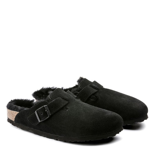 Black suede birkenstocks women's deals