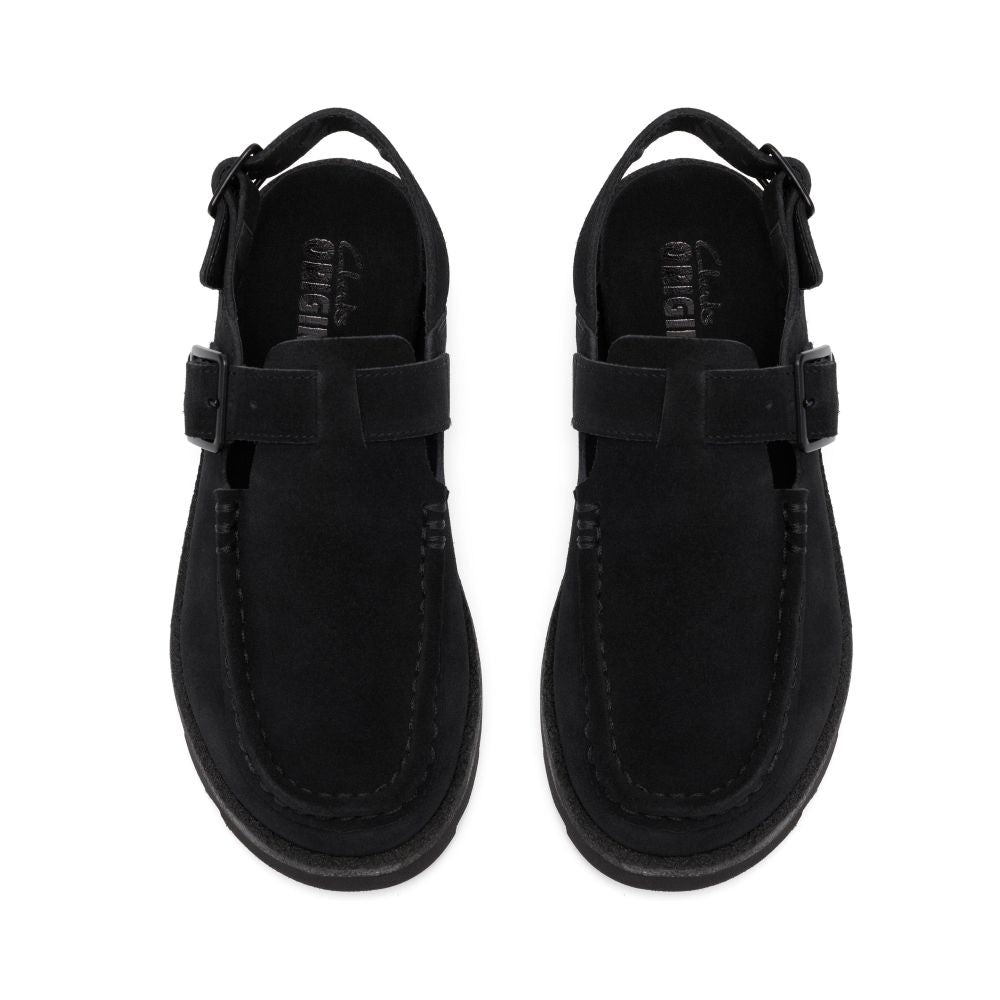 Clarks Women's Meare Easy in Black Suede