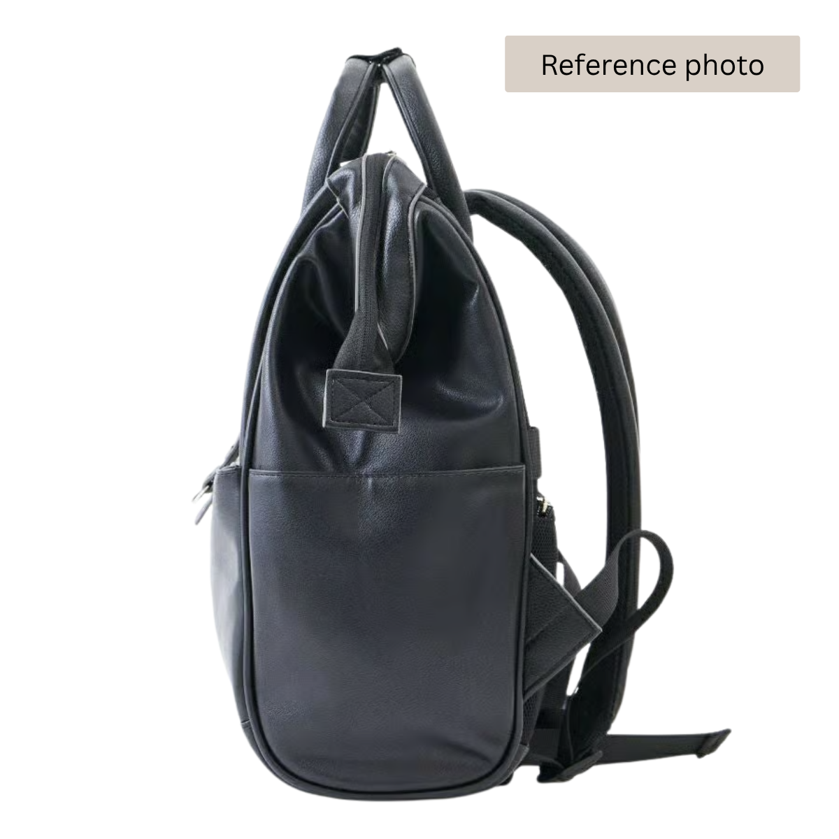 Anello Re:Retro Clasp Backpack Small in Black