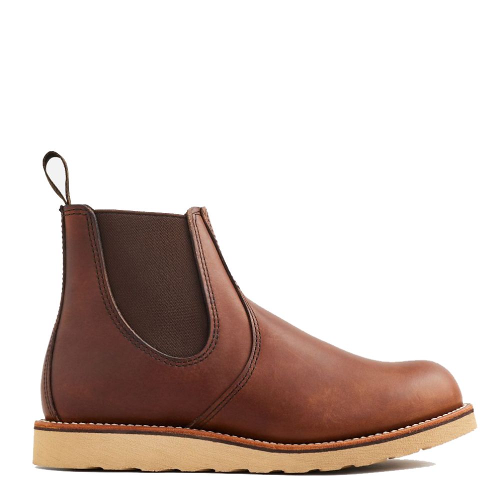 Red Wing Men's Classic Chelsea 3190 in Amber Harness Leather (D Width)
