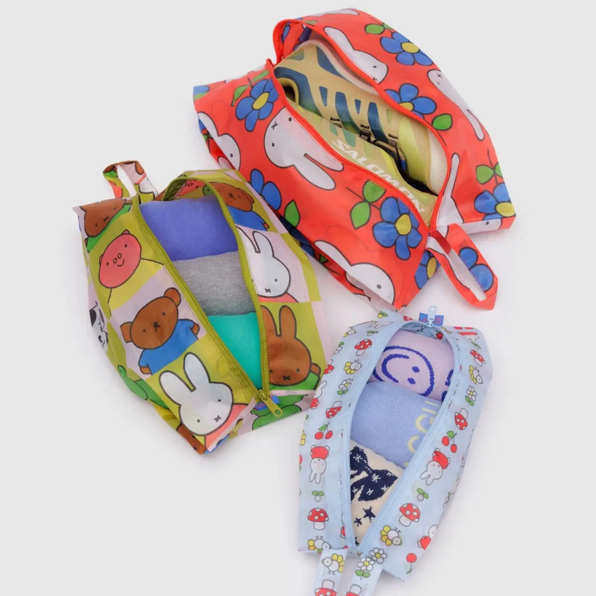 Baggu 3D Zip Set in Miffy