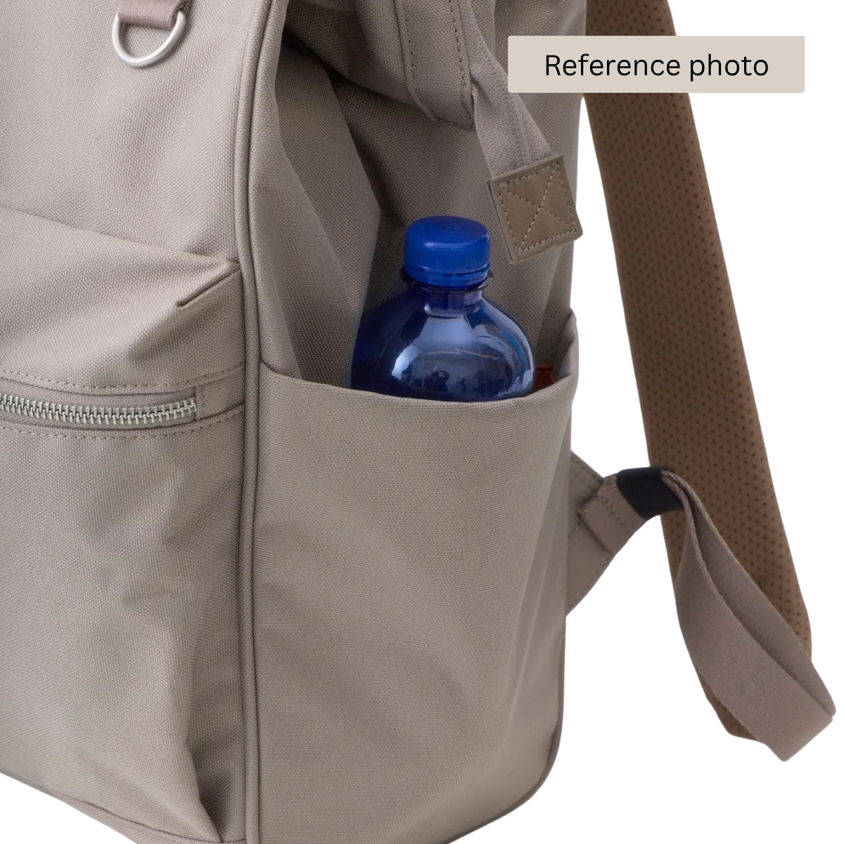 Anello Cross Bottle Backpack Large in Ivory Mustard