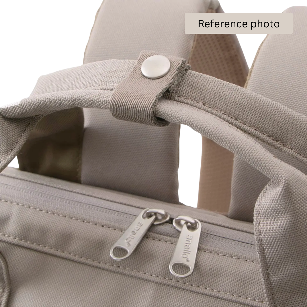 Anello Cross Bottle Backpack Large in Ivory Mustard