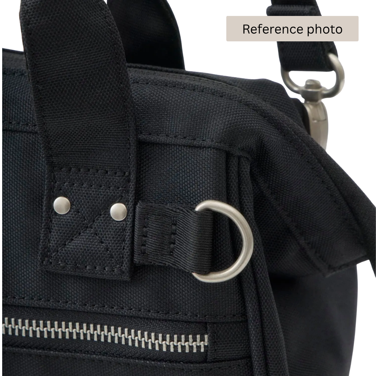 Anello Cross Bottle 2 Way Mini Shoulder Bag in Black