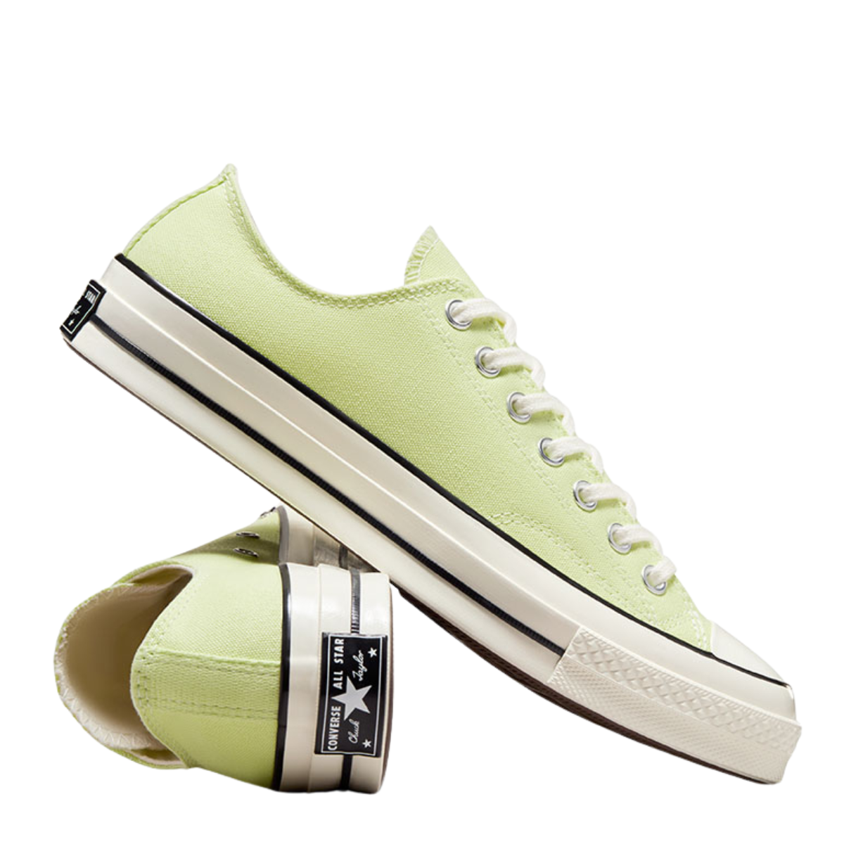 Converse Chuck 70 Low Top in Citron This/Egret/Black