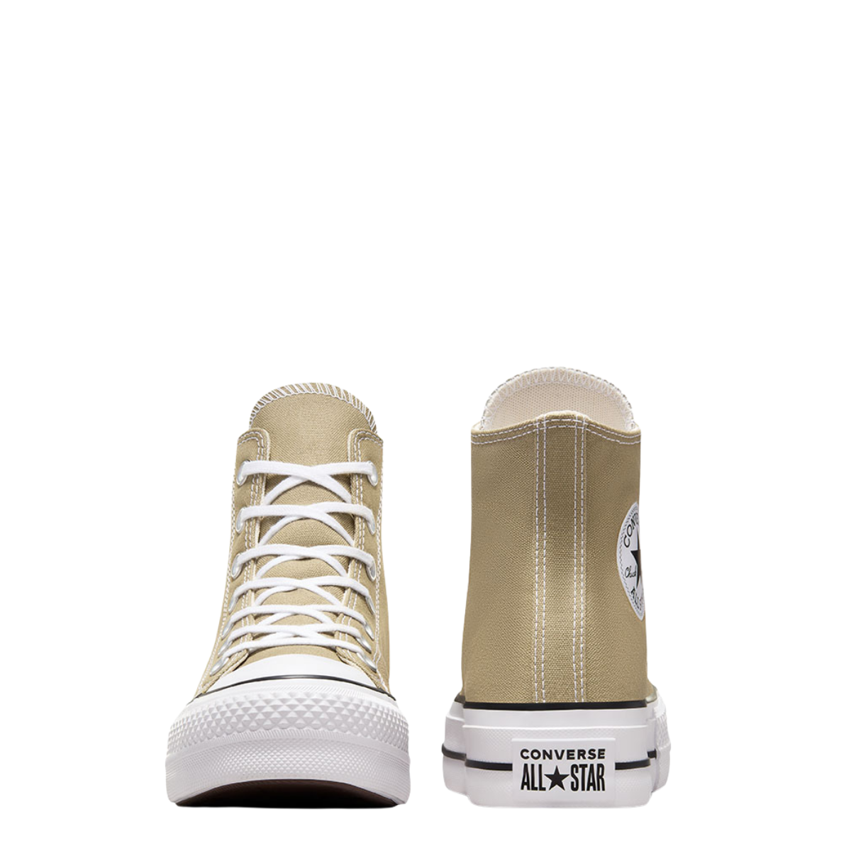 Converse Women&#39;s Chuck Taylor All Star Lift Platform High Top in Mossy Sloth/White/Black
