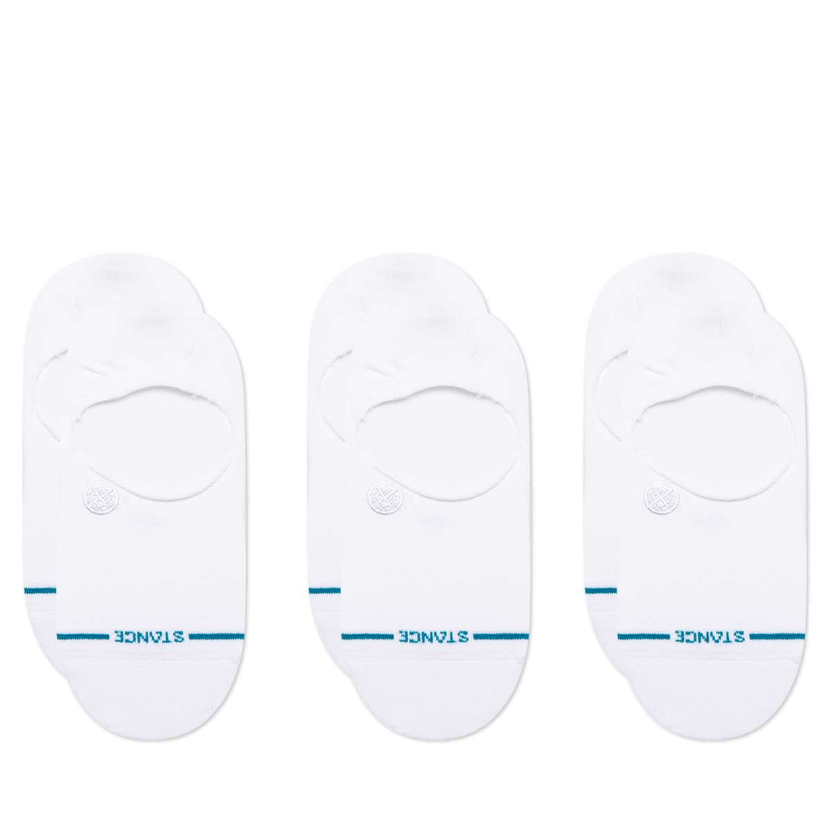 Stance Icon No Show Socks 3 Pack in White