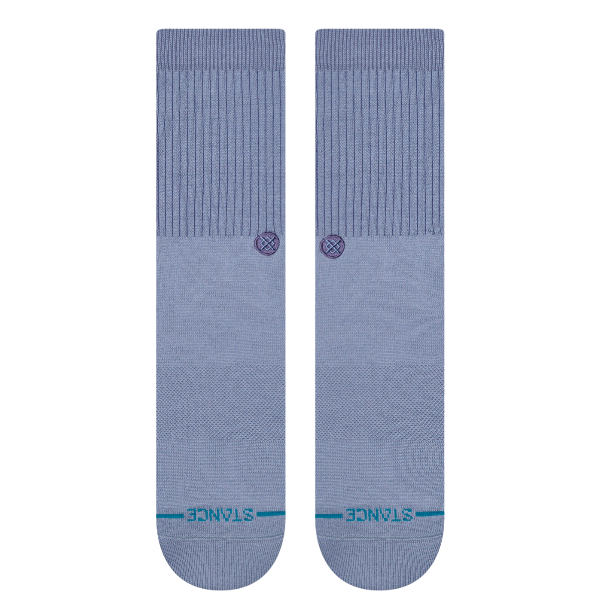 Stance Icon Pop Crew Socks in Stone Blue