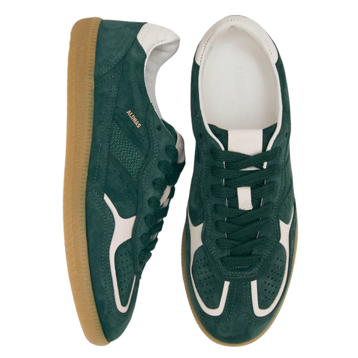 Alohas Women's Tb.490 in Rife Forest Green Leather