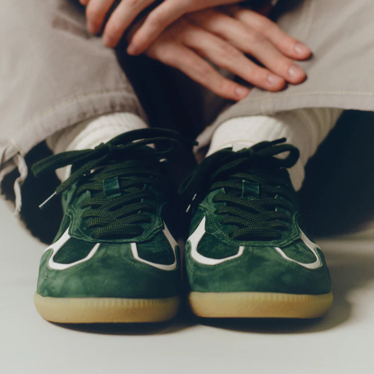 Alohas Women's Tb.490 in Rife Forest Green Leather