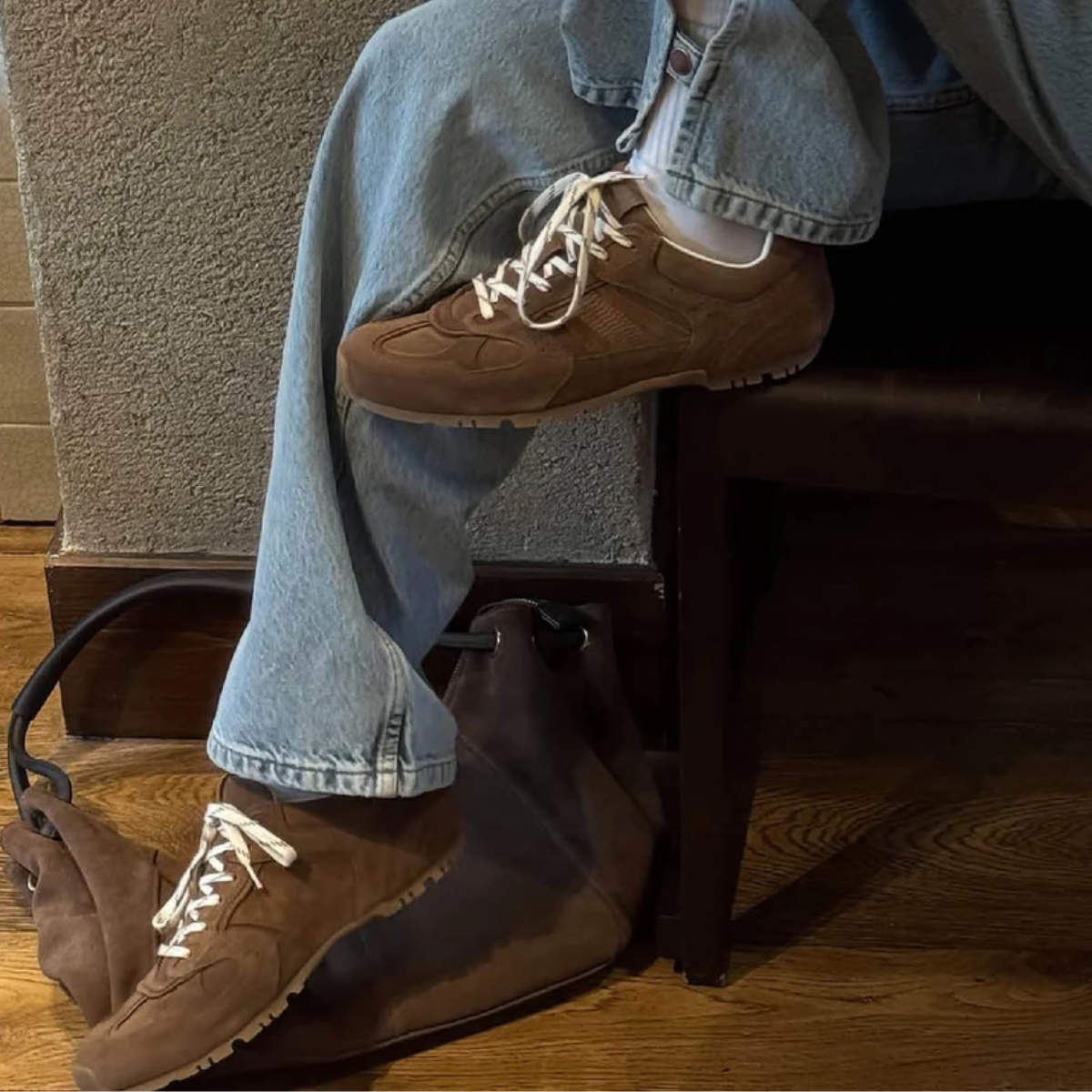 Alohas Women's Tb.56 in Suede Brown Leather
