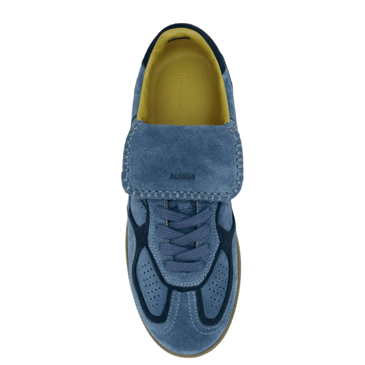 Alohas Women's Tb.490 Club in Suede Blue Leather
