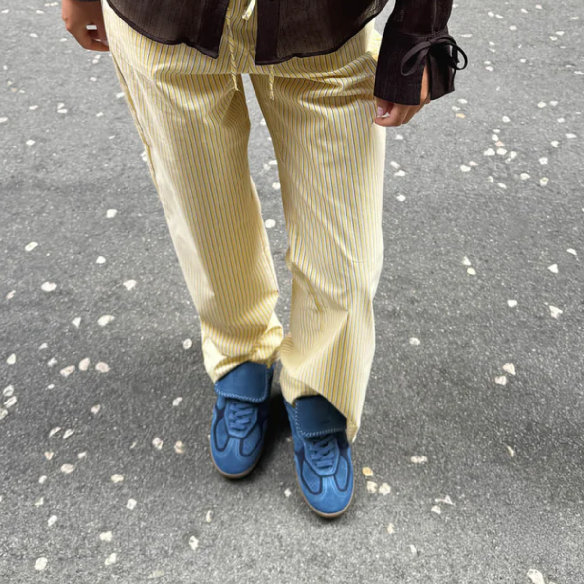Alohas Women's Tb.490 Club in Suede Blue Leather