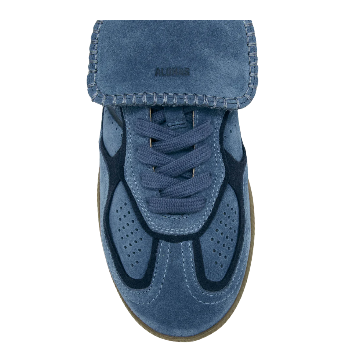 Alohas Women's Tb.490 Club in Suede Blue Leather