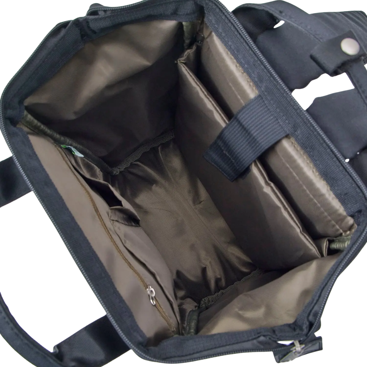 Anello Cross Bottle Backpack Small in Black