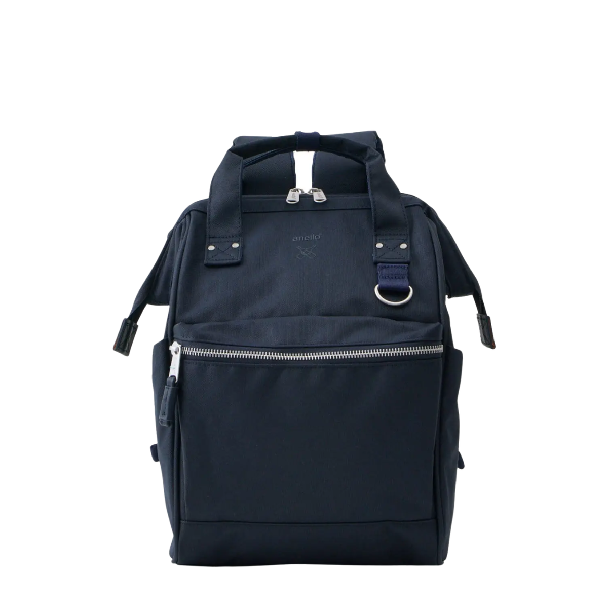 Anello Cross Bottle Backpack Small in Navy