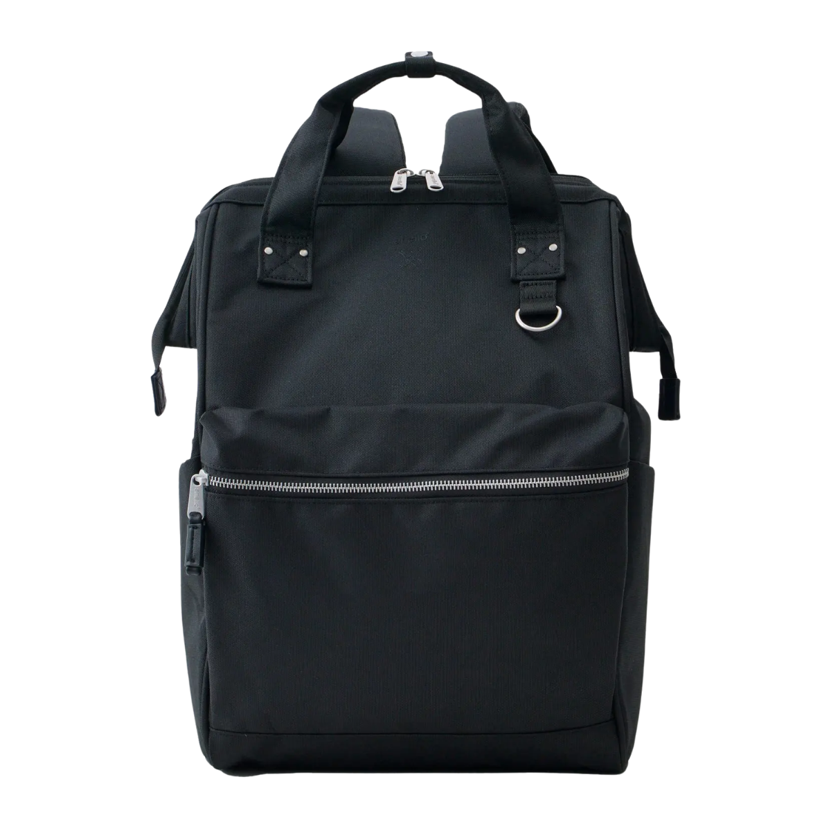 Anello Cross Bottle Backpack Large in Black