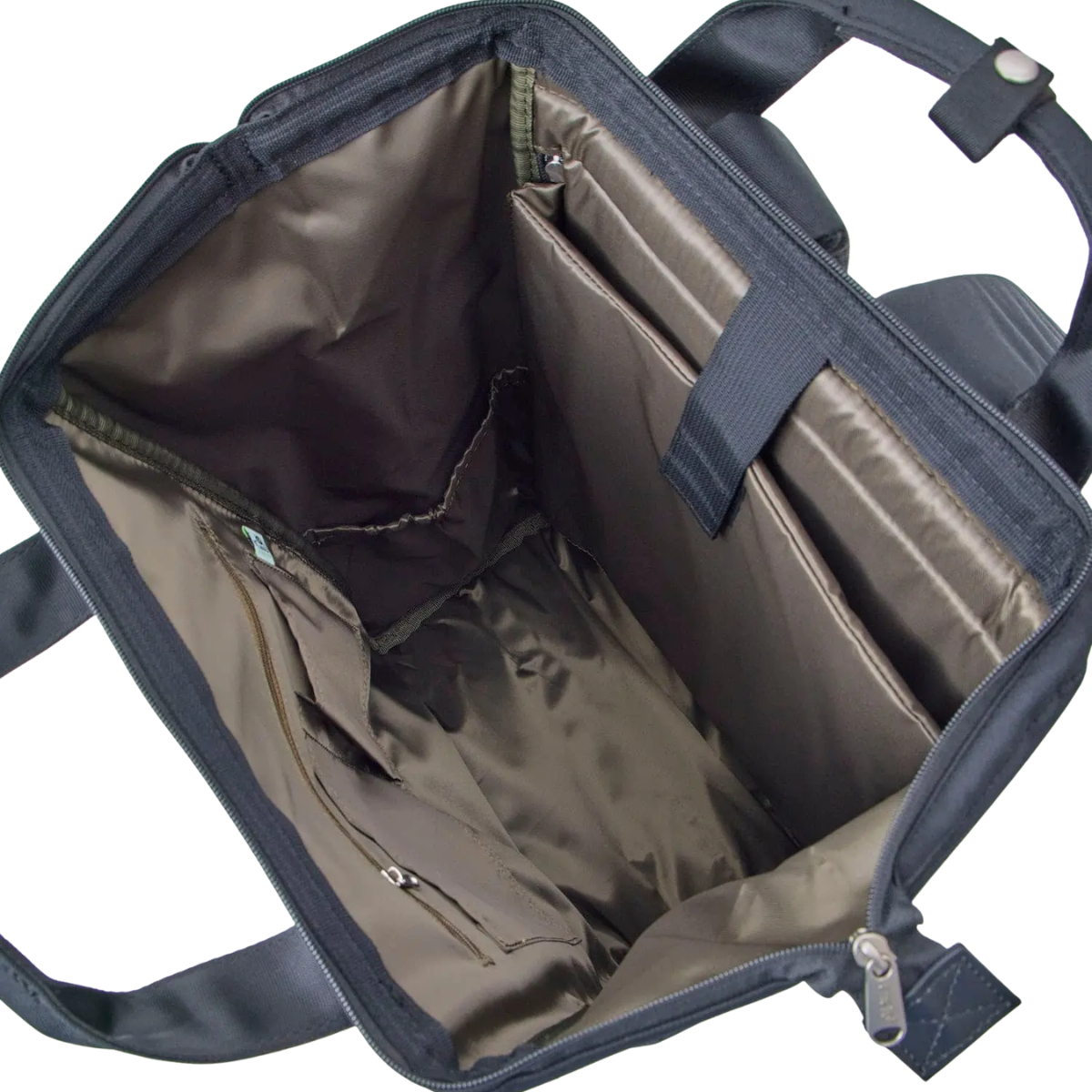 Anello Cross Bottle Backpack Large in Black