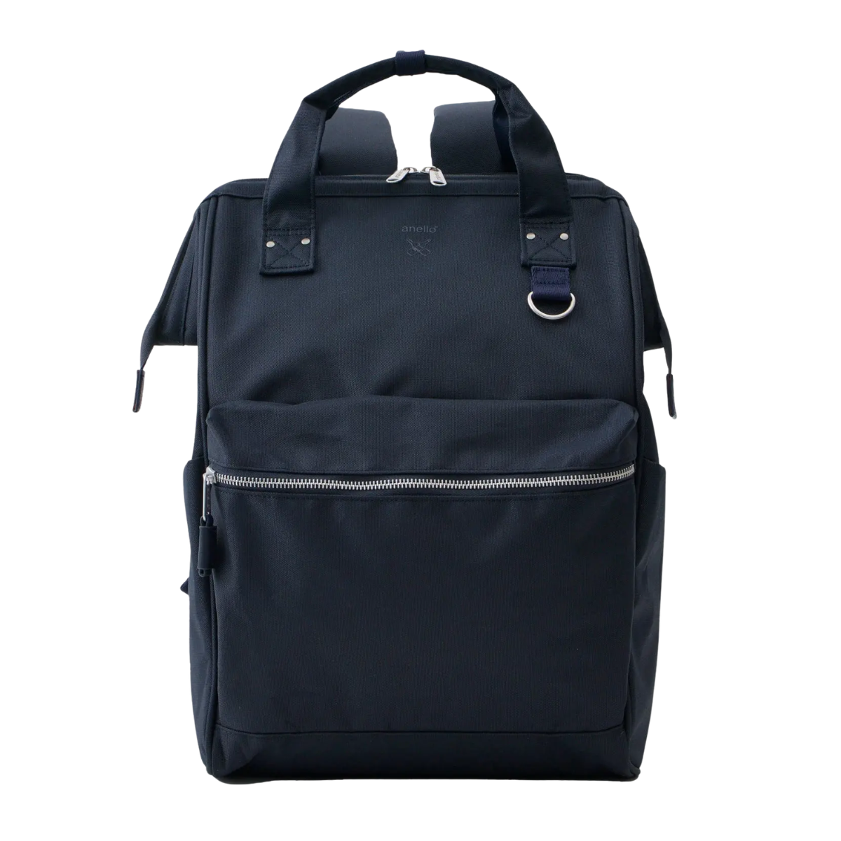 Anello Cross Bottle Backpack Large in Navy