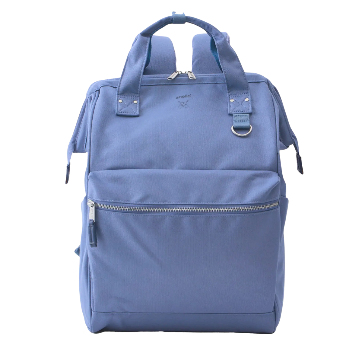 Anello Cross Bottle Backpack Large in Pale Blue