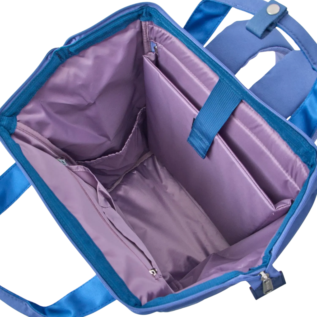 Anello Cross Bottle Backpack Large in Pale Blue