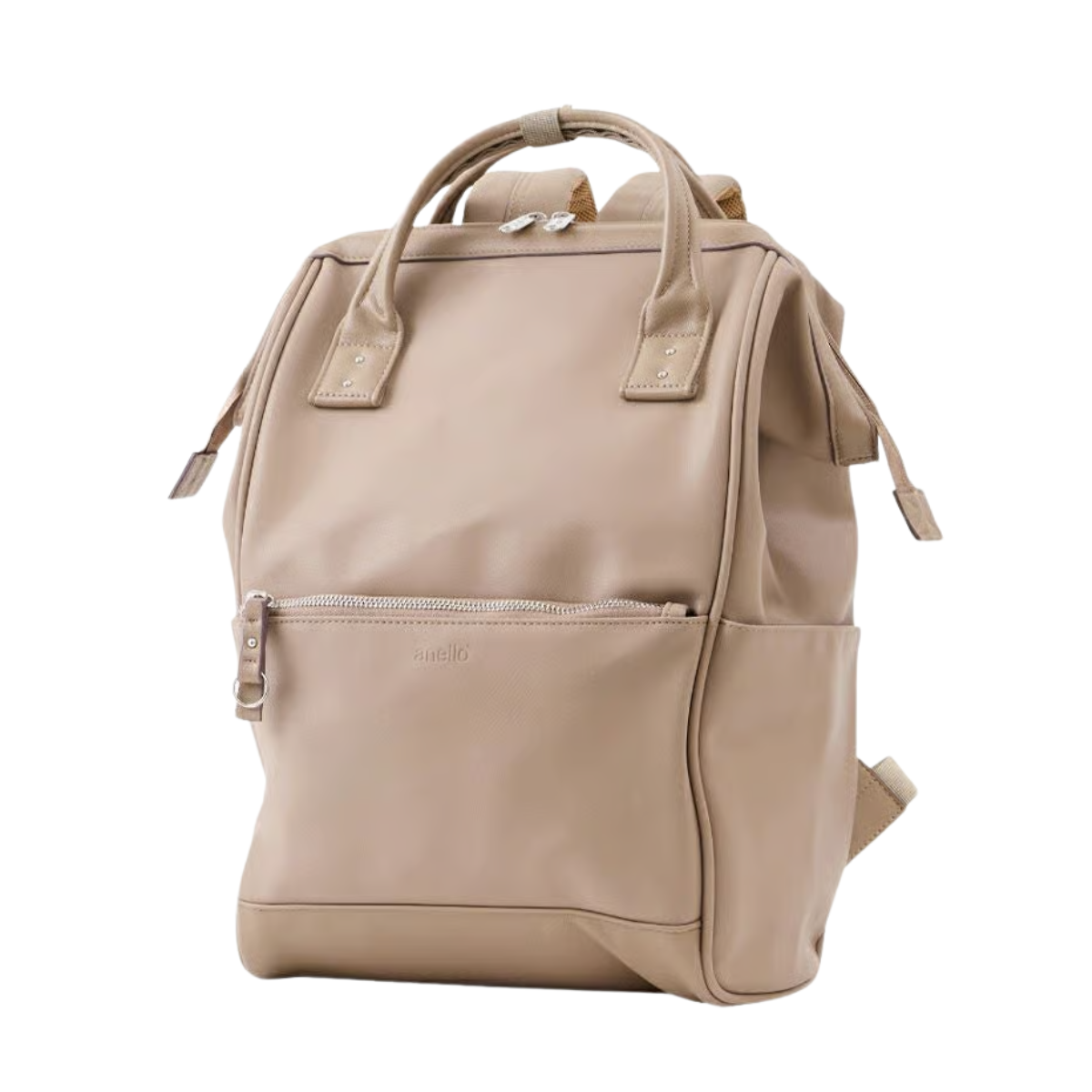 Anello Re:Retro Clasp Backpack Regular in Grey Beige
