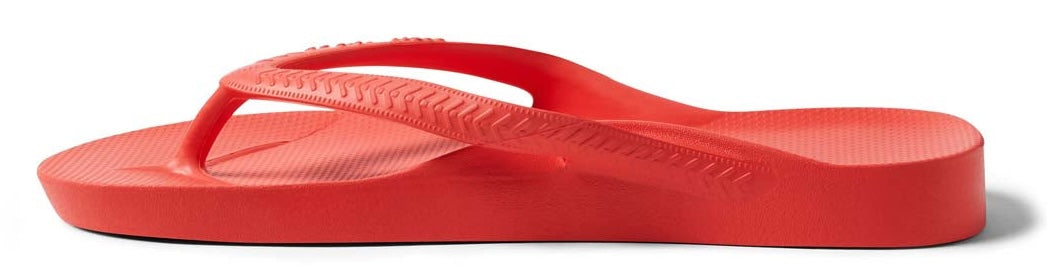 Archies Arch Support Flip Flops in Coral