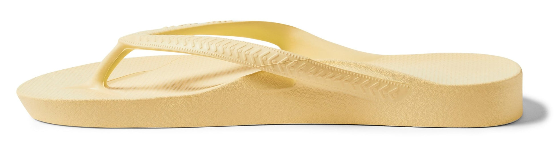 Archies Arch Support Flip Flops in Lemon