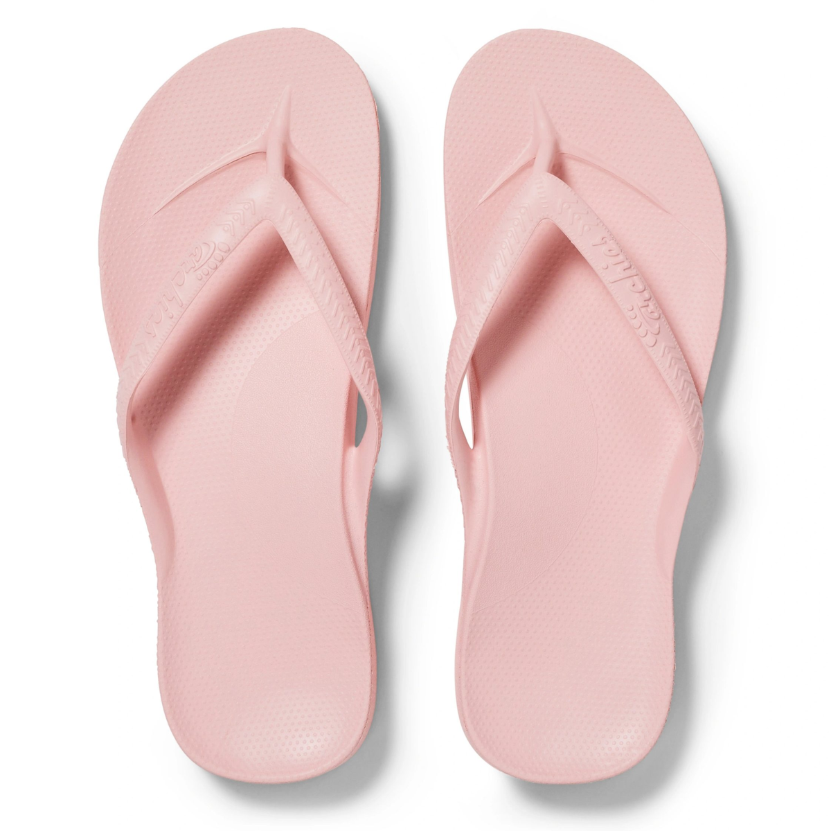 Archies Women's Arch Support Flip Flops in Pink