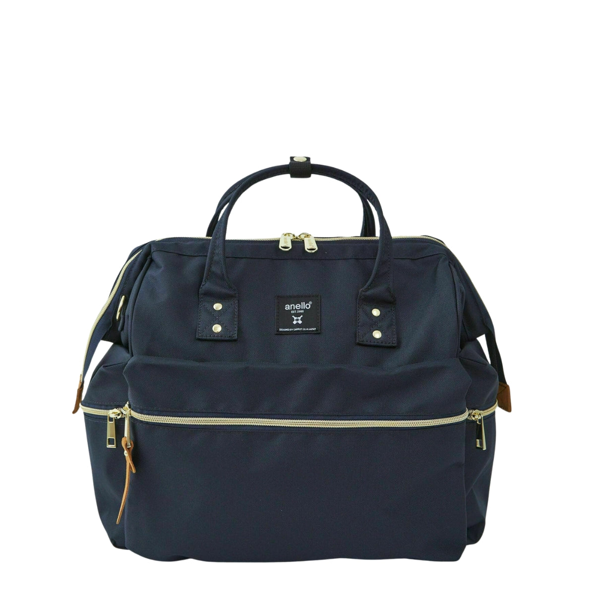 Anello Cross Bottle 3 Way Backpack in Navy