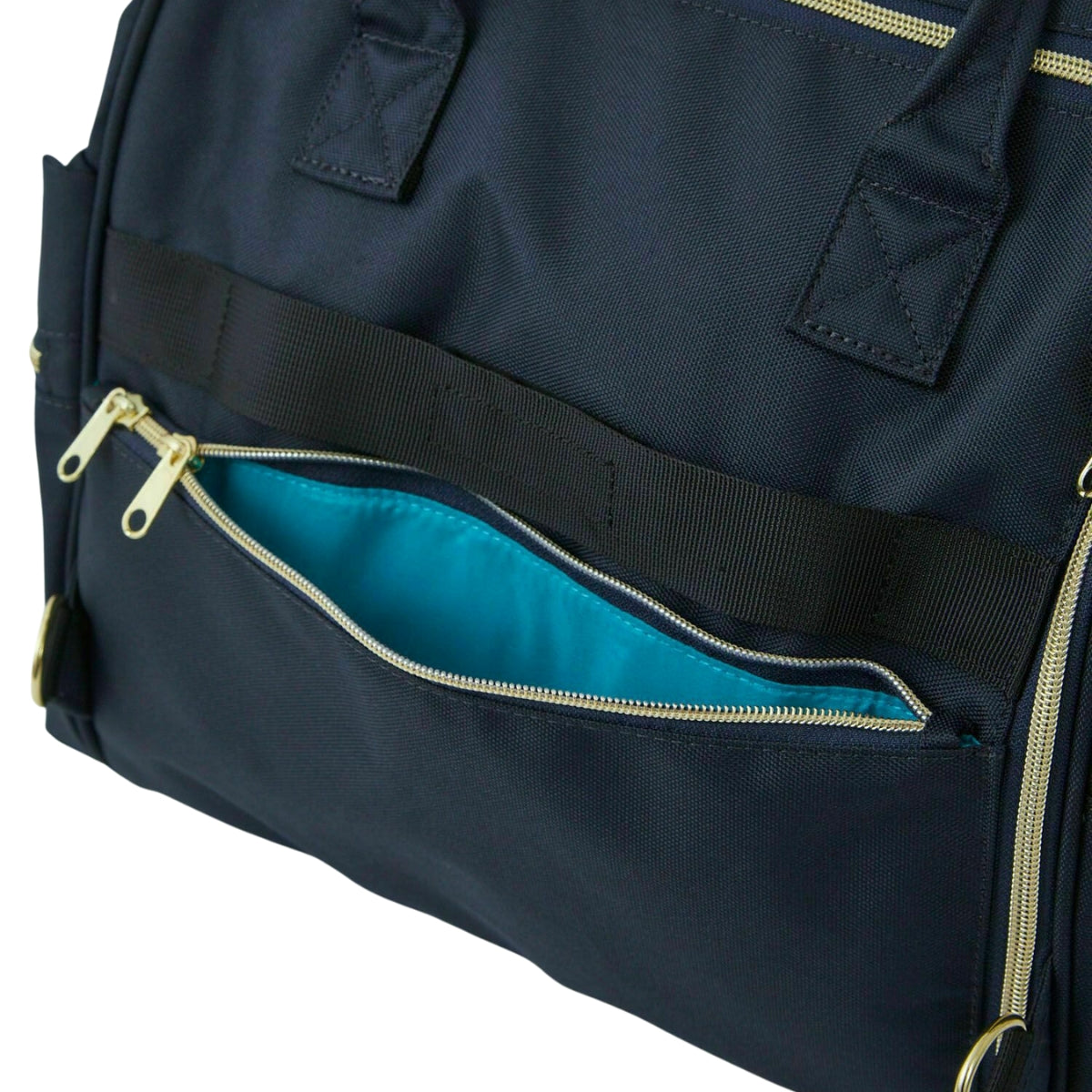 Anello Cross Bottle 3 Way Backpack in Navy