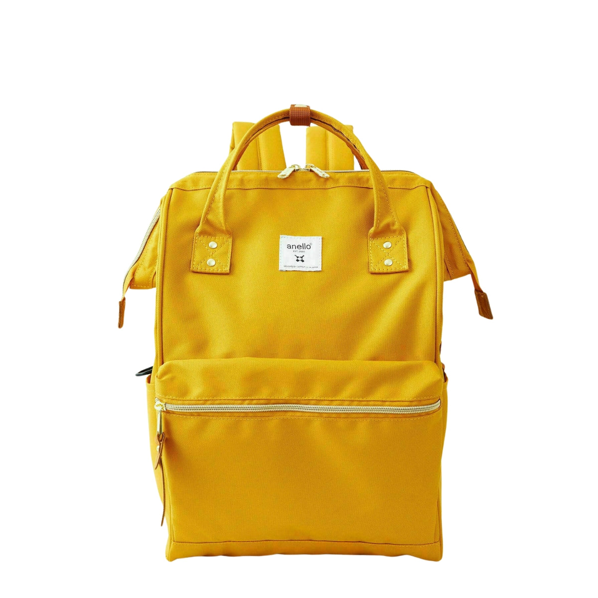 Anello Cross Bottle Backpack Regular in Mustard