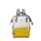 Anello Cross Bottle Backpack Small in Ivory Mustard