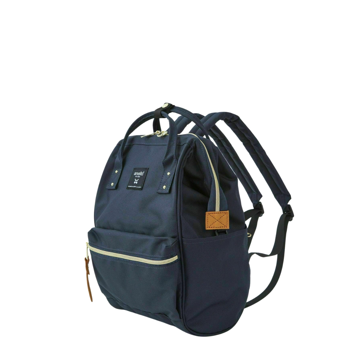 Anello Cross Bottle Backpack Small in Navy