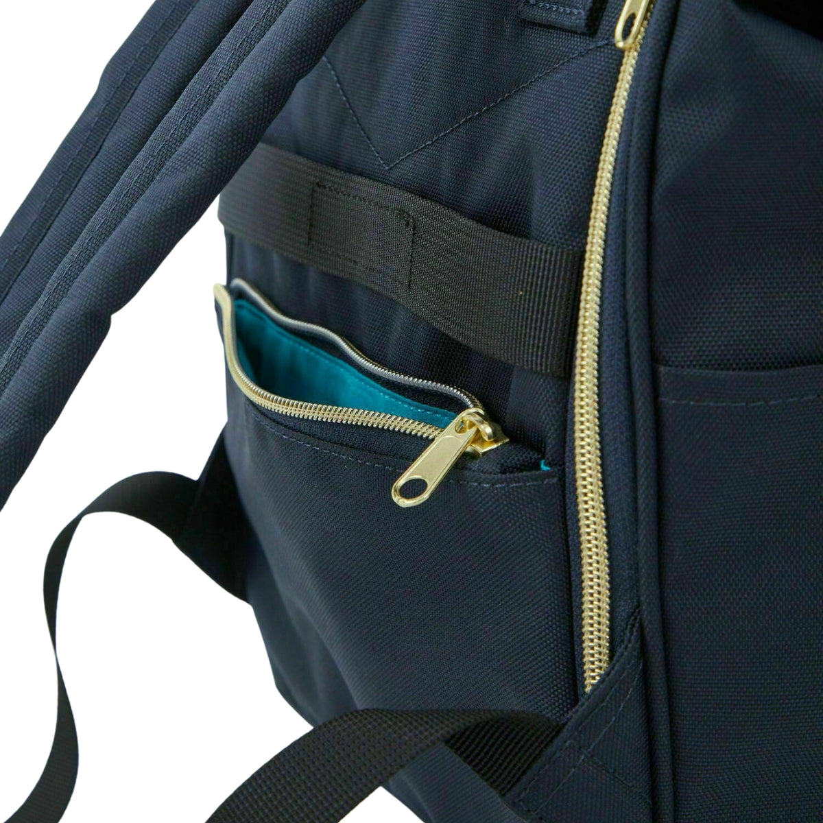 Anello Cross Bottle Backpack Small in Navy