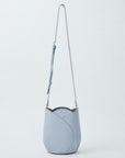 Anello Legato Tulip Mini Shoulder Bag in Blue Grey