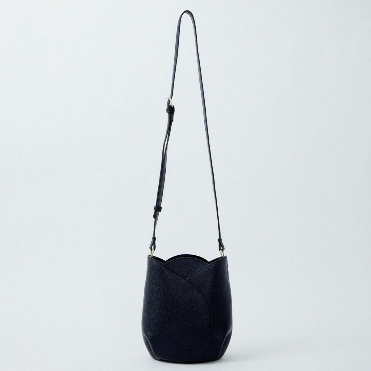 Anello Legato Tulip Mini Shoulder Bag in Black