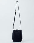 Anello Legato Tulip Mini Shoulder Bag in Black