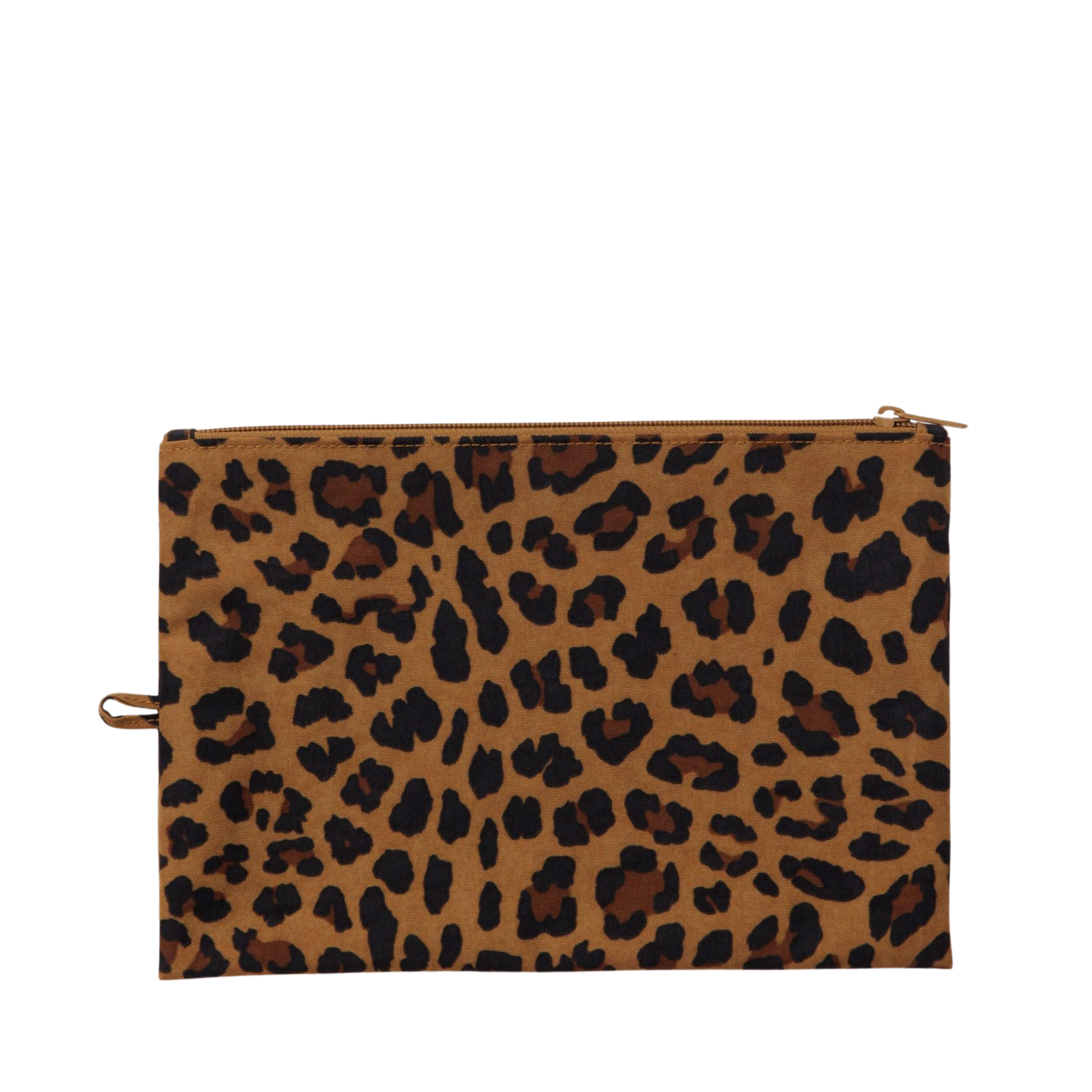Baggu Flat Pouch Large in Leopard