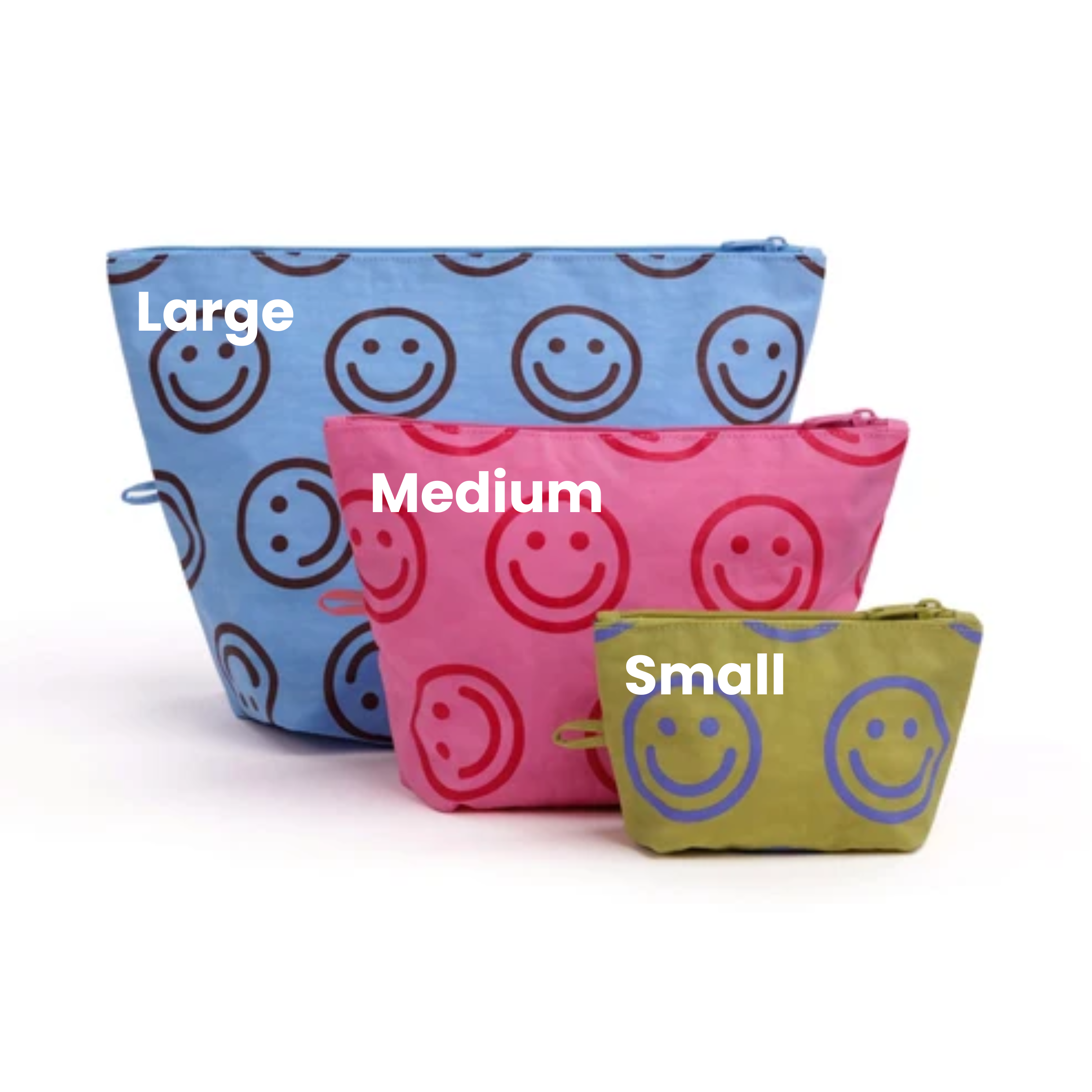 Baggu Go Pouch Large in Pop Happy