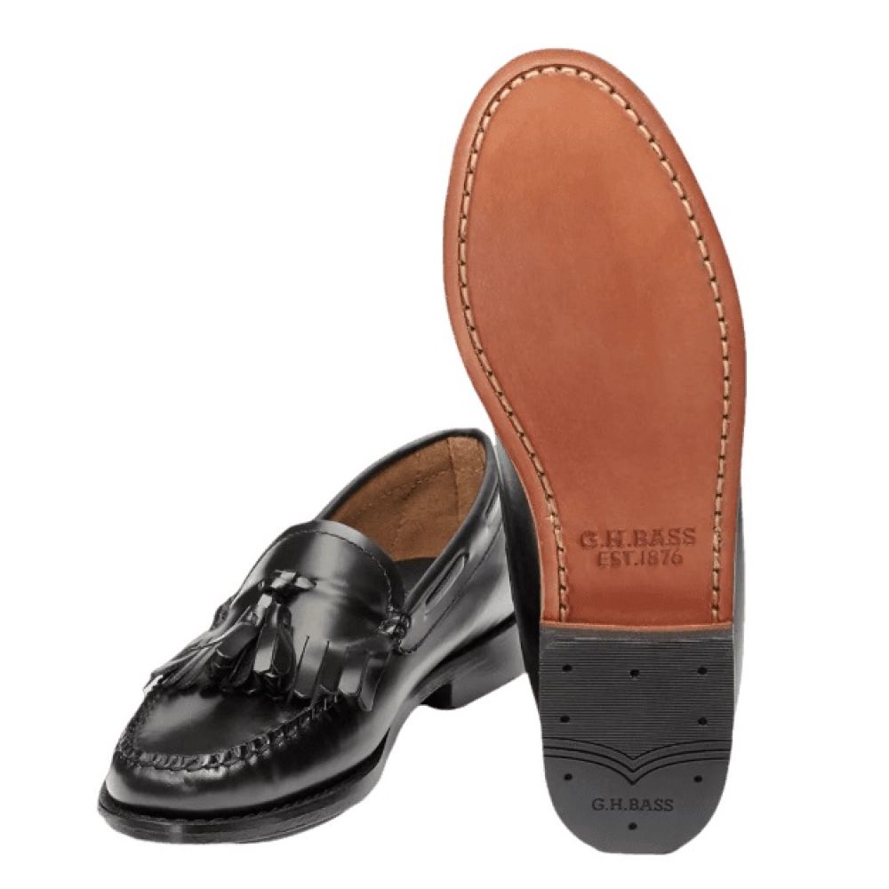 G.H. Bass Women's Esther Kiltie Tassel Weejuns Loafer in Black