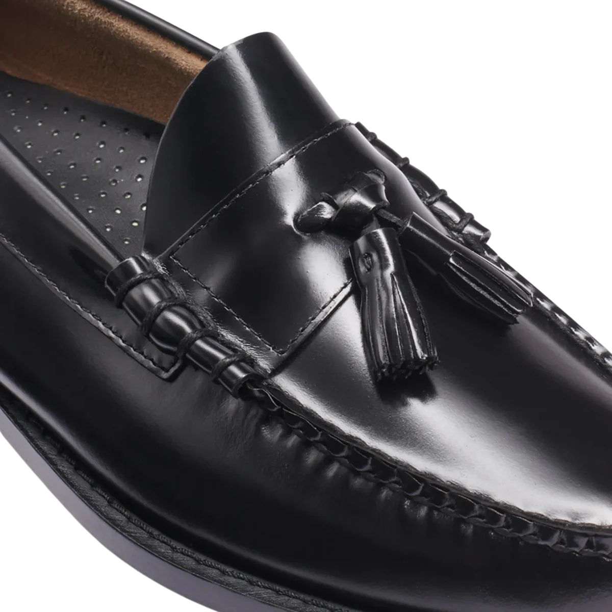 G.H. Bass Men's Lennox Leather Tassel Weejuns Loafer in Black