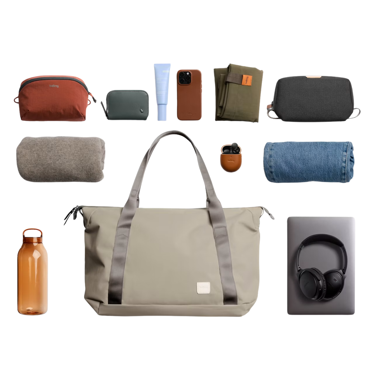 Bellroy Classic Getaway Bag 28L in Steel