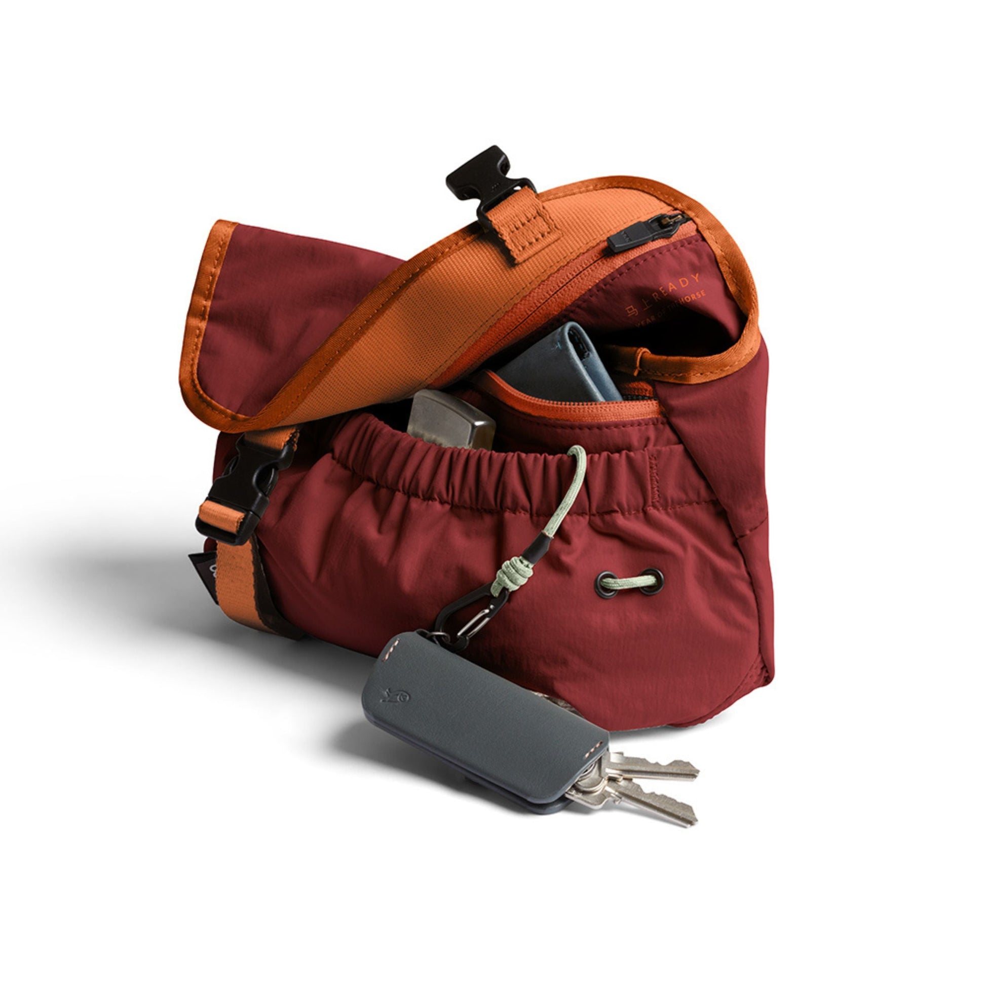 Bellroy Cinch Mini Messenger in Crimson