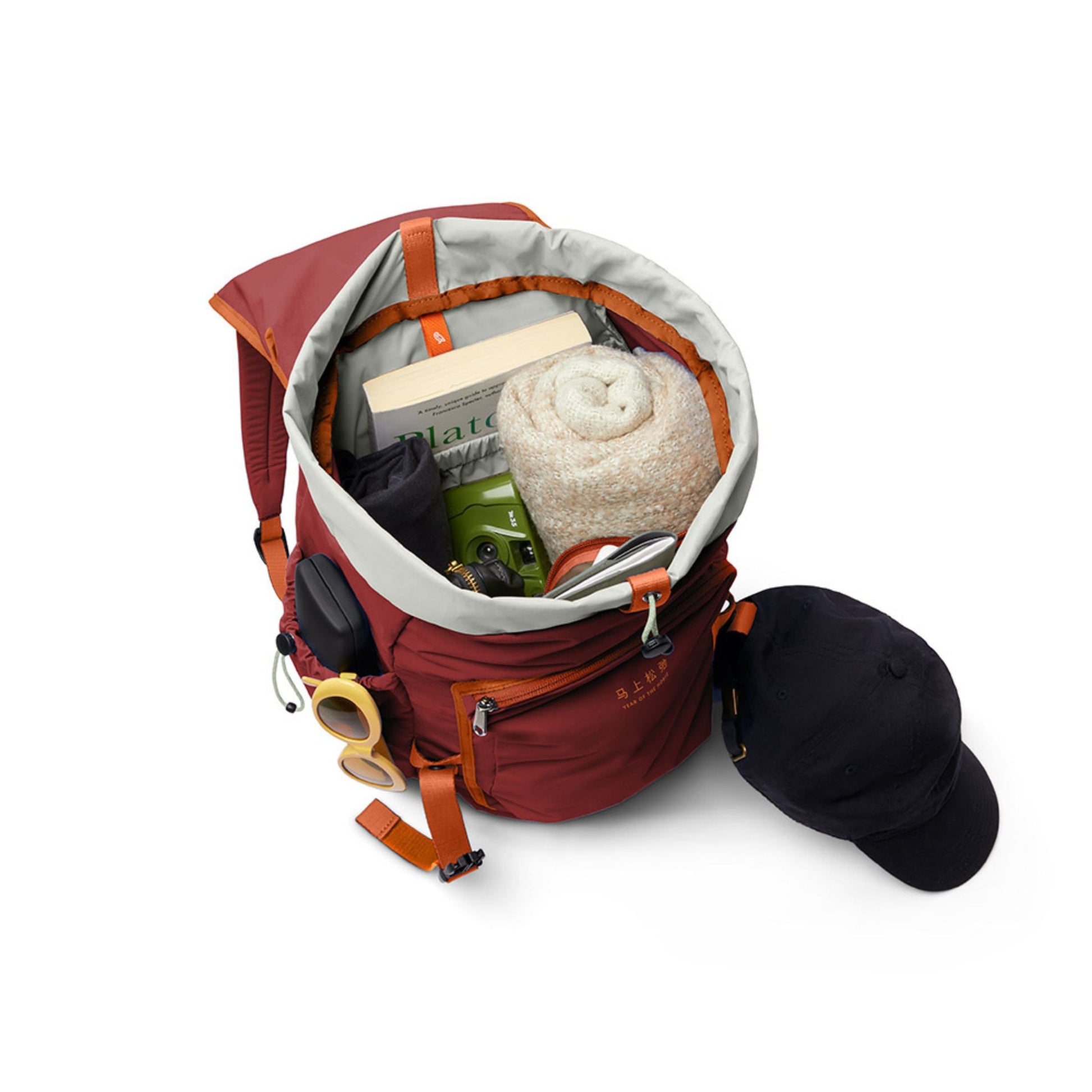 Bellroy Cinch Backpack in Crimson