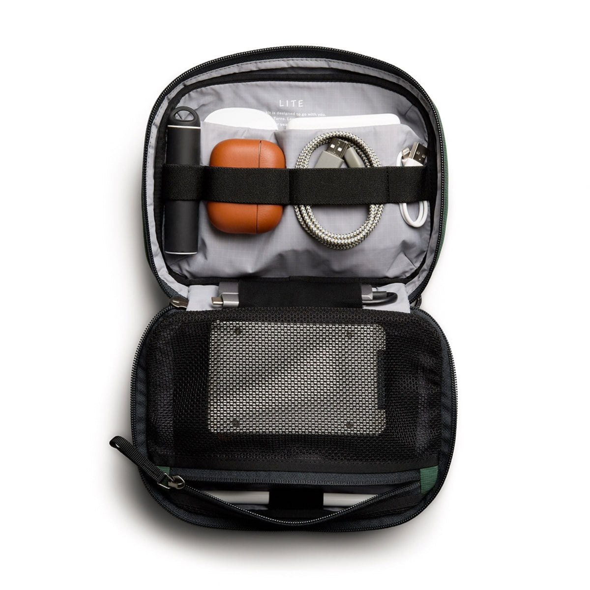 Bellroy Lite Tech Kit in Spruce