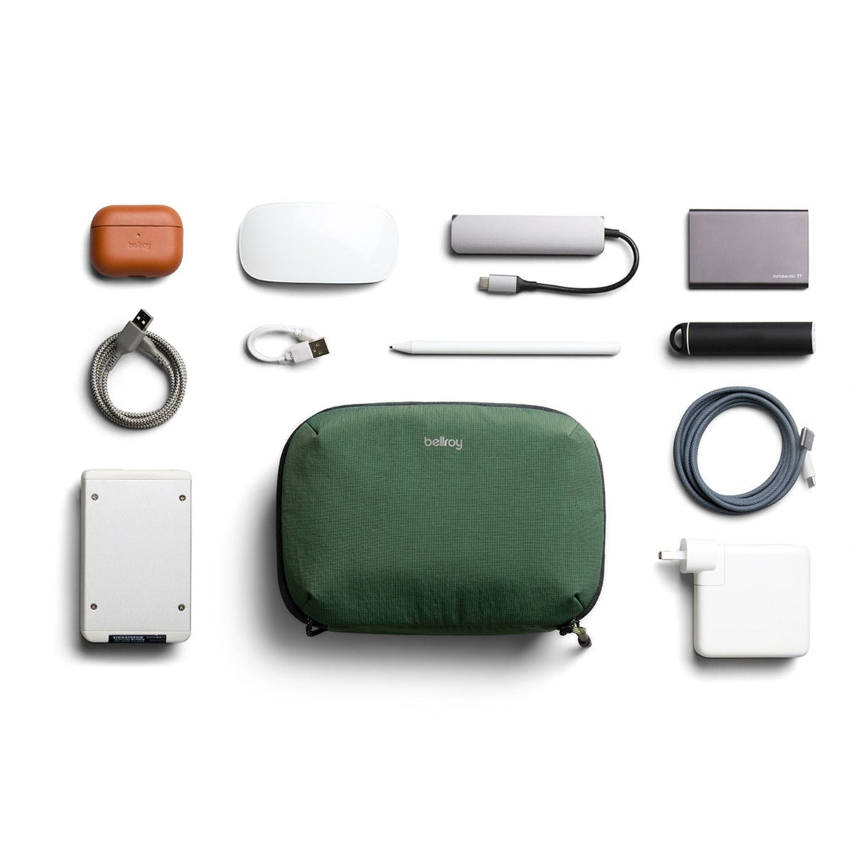 Bellroy Lite Tech Kit in Spruce