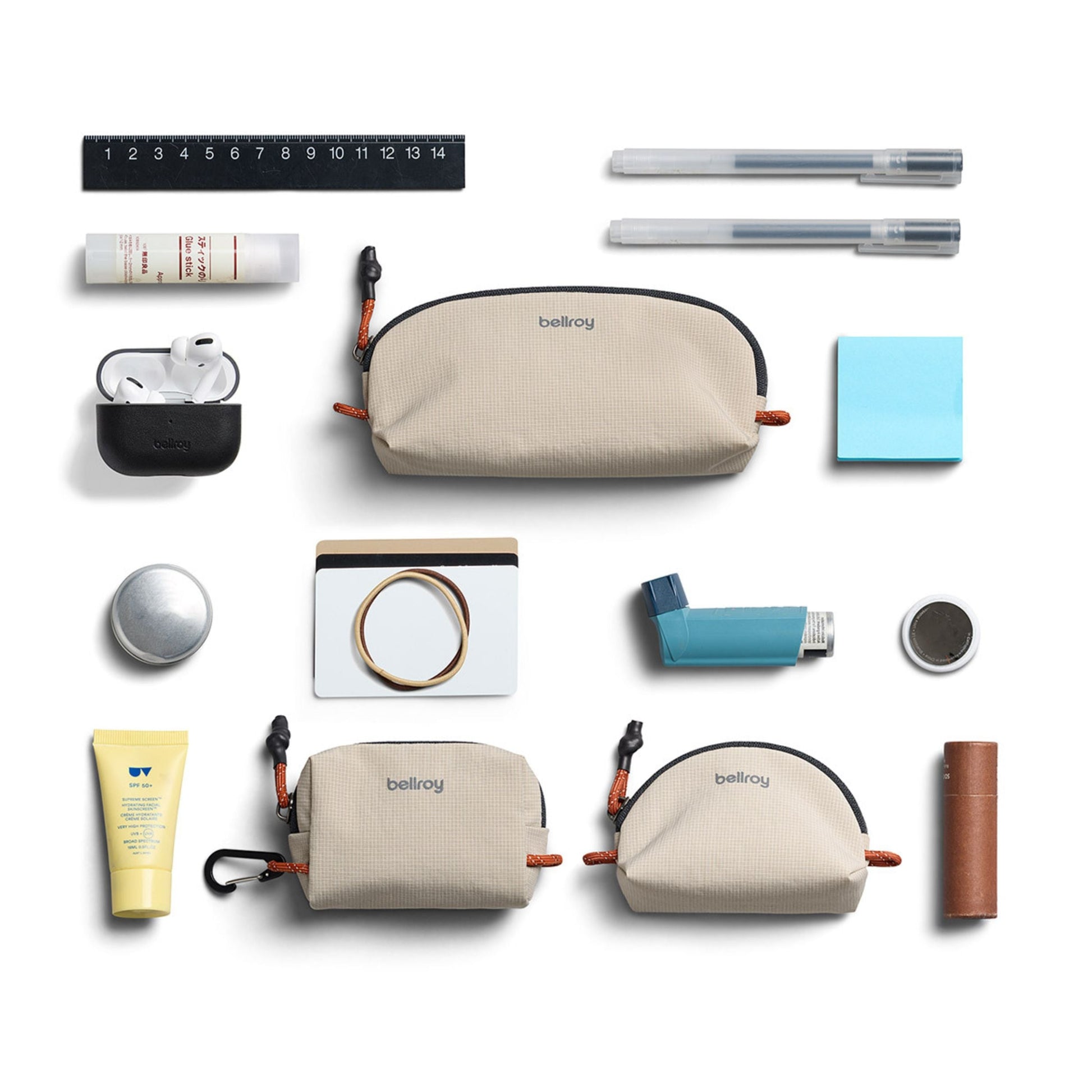 Bellroy Lite Pocket Trio in Ash